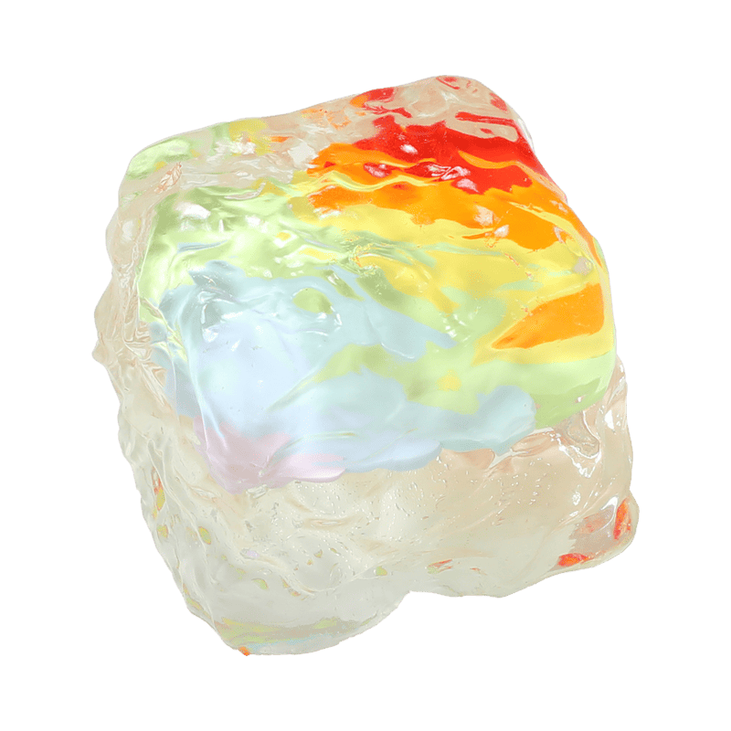 Rainbow Crystal Cube Squishy
