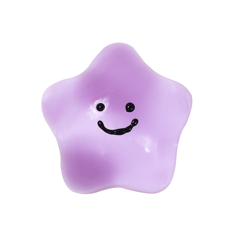 Extra Sticky Transparent Star Squishy