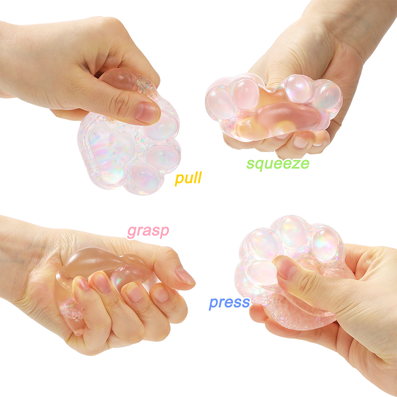 Pink Sparkling Paw