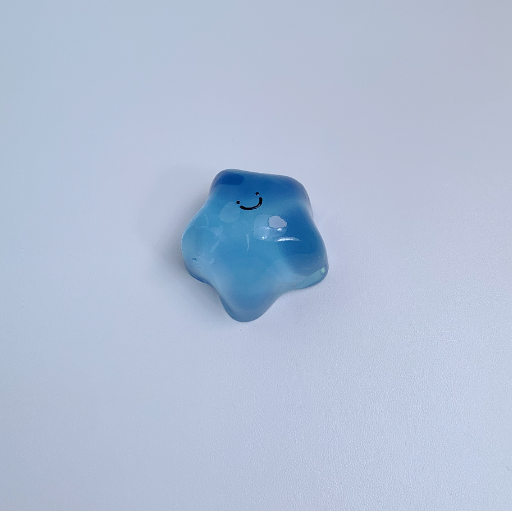 Extra Sticky Transparent Star Squishy