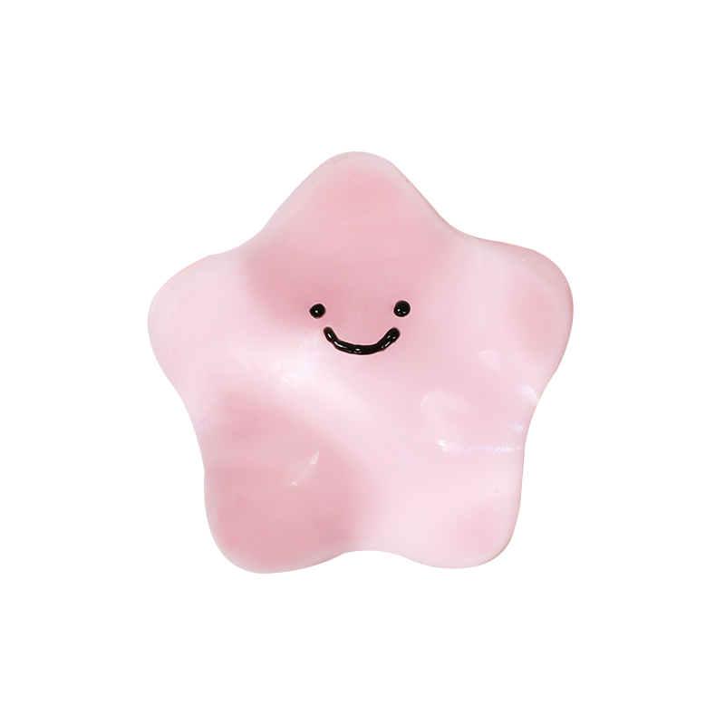 Extra Sticky Transparent Star Squishy