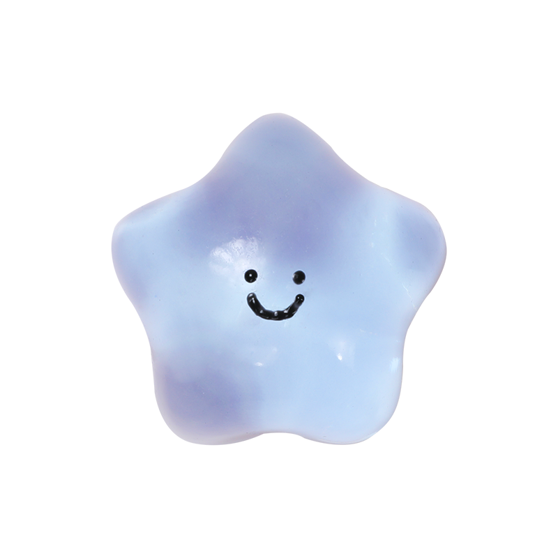 Extra Sticky Transparent Star Squishy