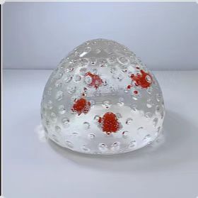 2100g Crystal Strawberry Squishy