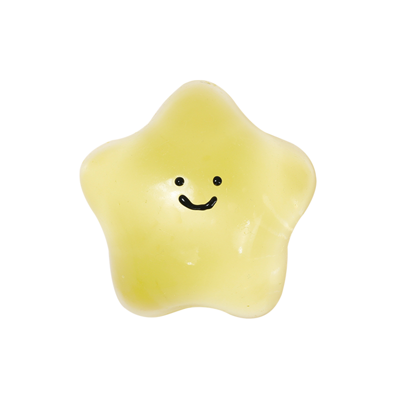 Extra Sticky Transparent Star Squishy