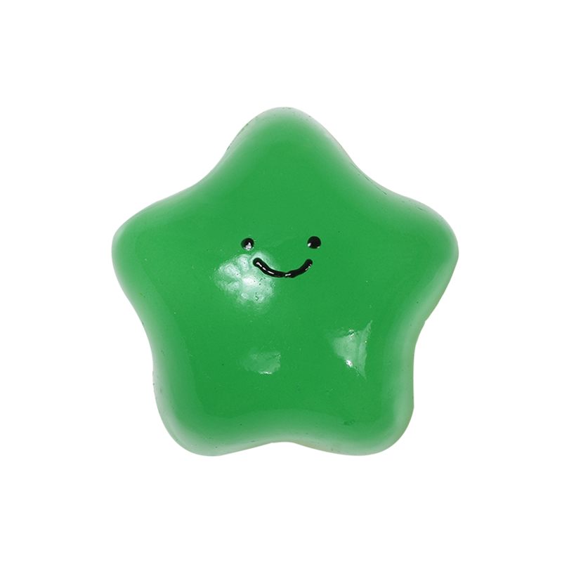 Extra Sticky Transparent Star Squishy