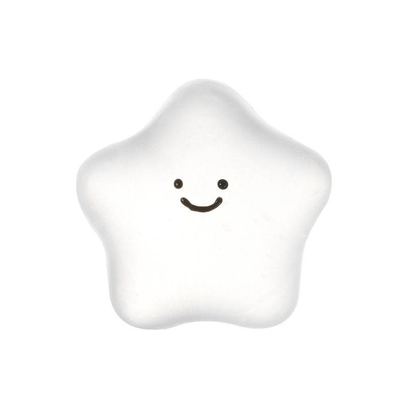Extra Sticky Transparent Star Squishy