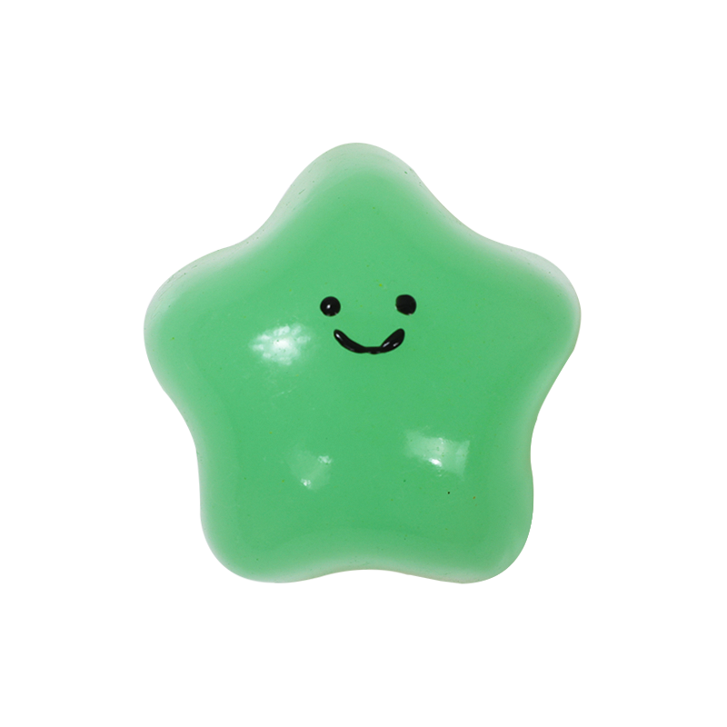 Extra Sticky Transparent Star Squishy