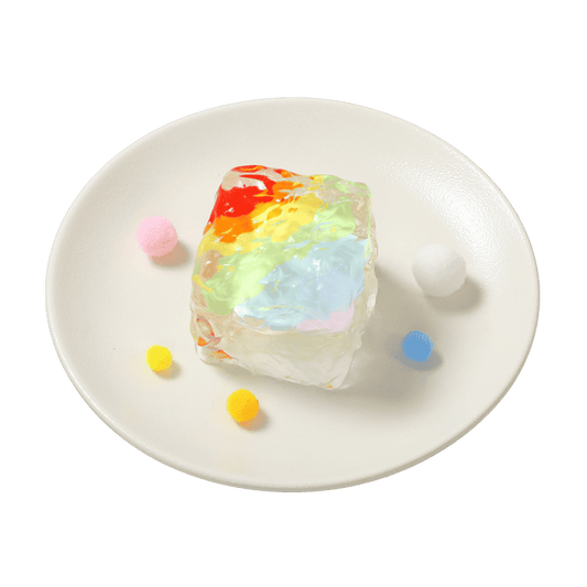 Rainbow Crystal Cube Squishy