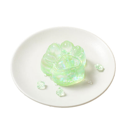 Crystal Sparkling Cat Paw Squishy