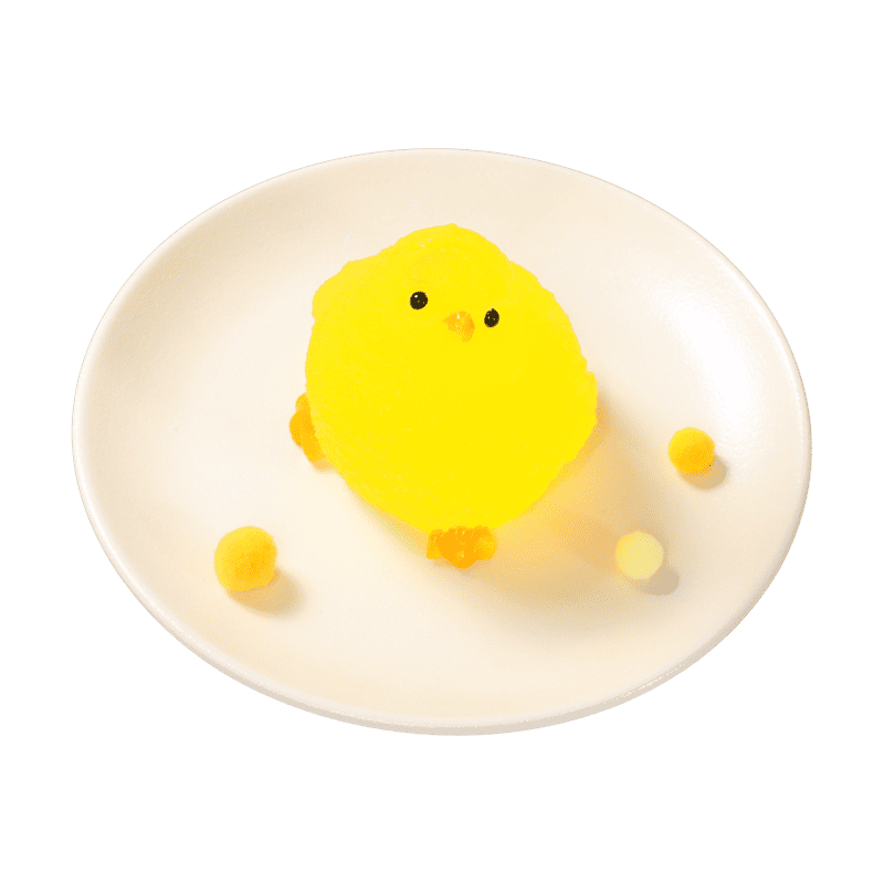 Yellow Crystal Chicken Squishy