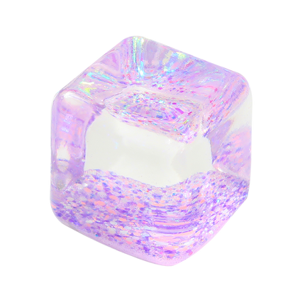 Purple Glow-in-dark Ice Cube Squishy