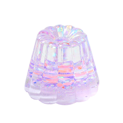 Purple Glow-in-dark Pudding Squishy