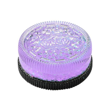 Sparkling Crystal Purple Oreo Squishy