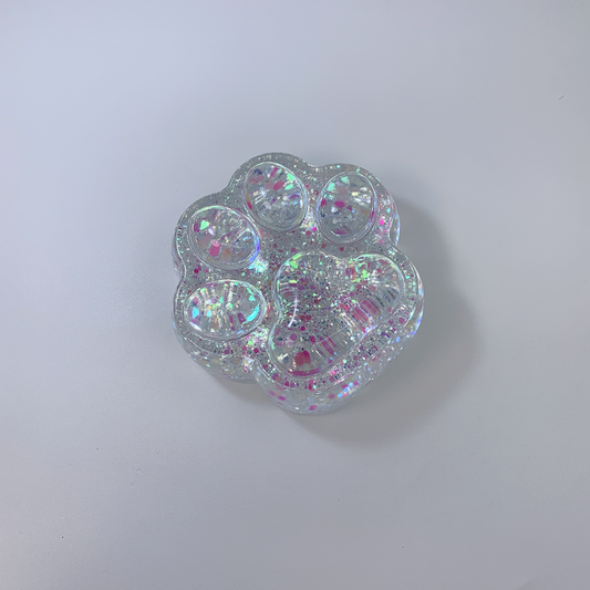 800g Sparkling Glow-in-dark Cat Paw Squishy