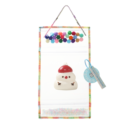 Red Hat Snow Man Squishy