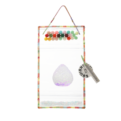 Purple Glow-in-dark Strawberry Squishy