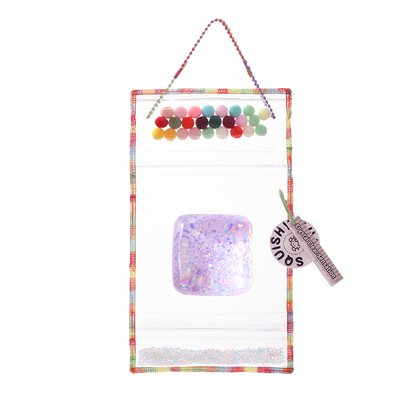 Purple Glow-in-dark Ice Cube Squishy