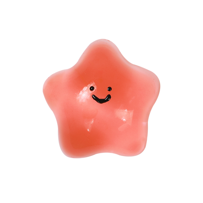 Extra Sticky Transparent Star Squishy