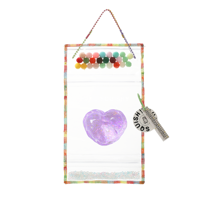 Sparkling Crystal Heart Squishy