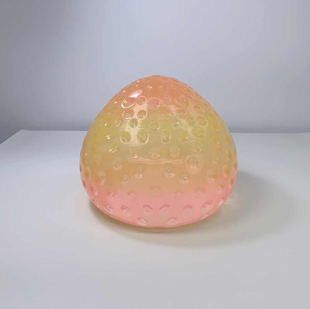 2100g Crystal Strawberry Squishy