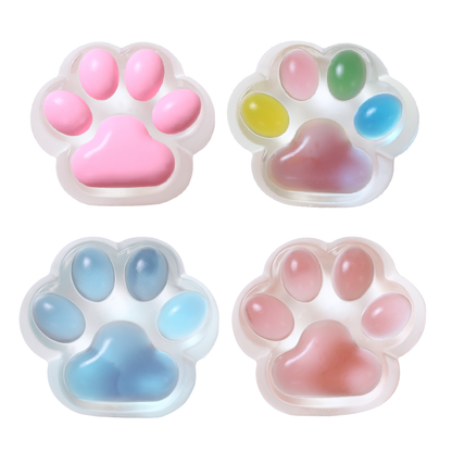 800g Super Large Crystal Cat Paw Squishy