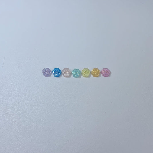 7pc Mini Glow-in-dark Cat Paw