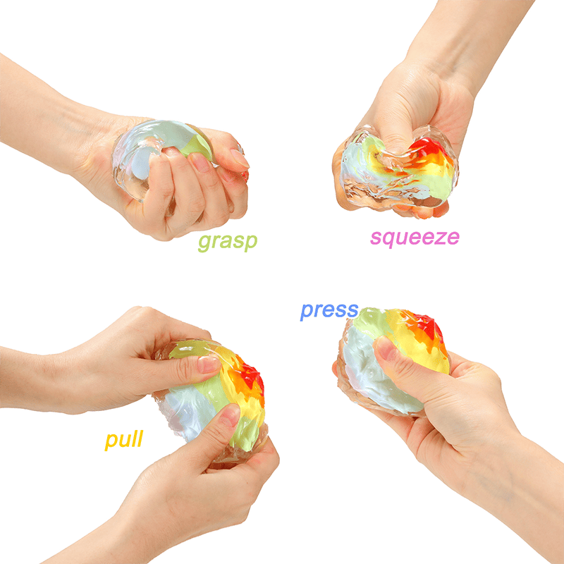 Rainbow Crystal Cube Squishy