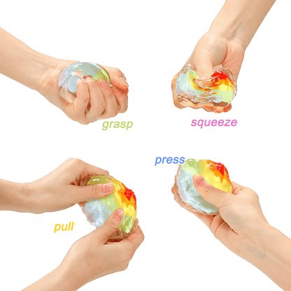 Rainbow Crystal Cube Squishy