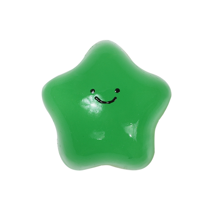 Extra Sticky Transparent Star Squishy