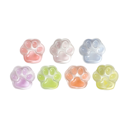 7pc Crystal Mini Paw Squishy
