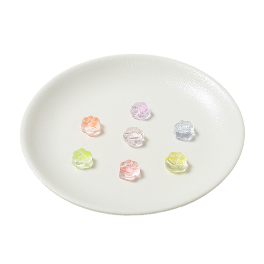 7pc Crystal Mini Paw Squishy