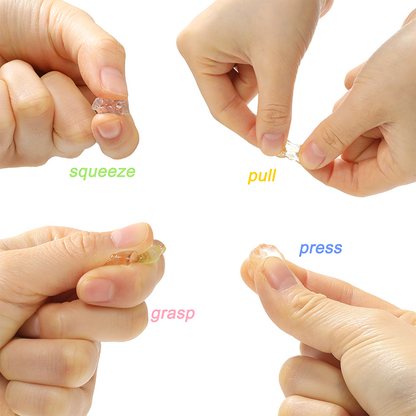 7pc Crystal Mini Paw Squishy